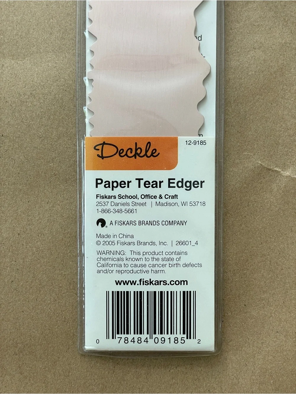 FISKARS Paper Tear Edger Small & Large Designs Deckle